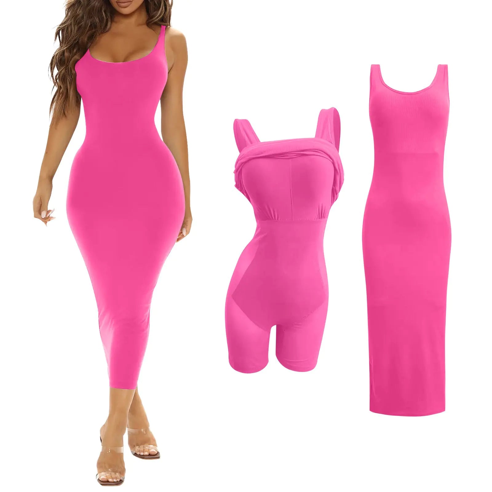 Tank Dress with Built-in Shapewear