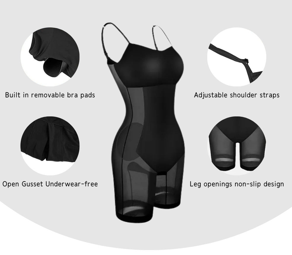 Long Sleeve Dress with Built-in Shapewear