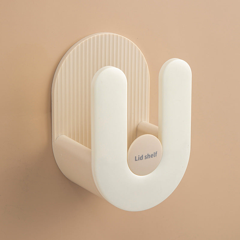 Wall-mounted Pot Cover Rack for Kitchen Countertop Storage