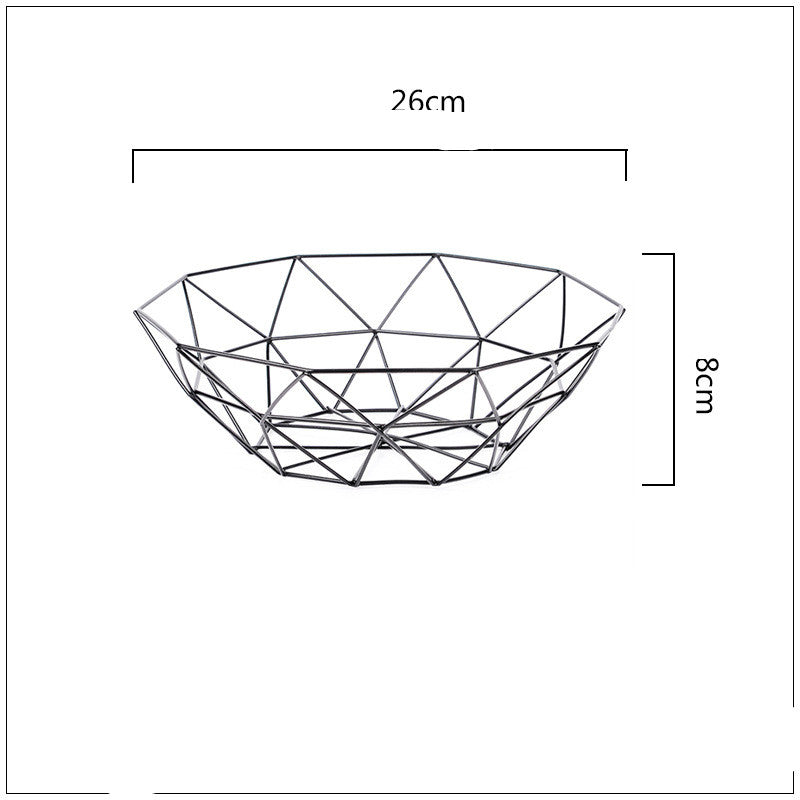 Metal Fruit Basket, Iron Fruit Plate