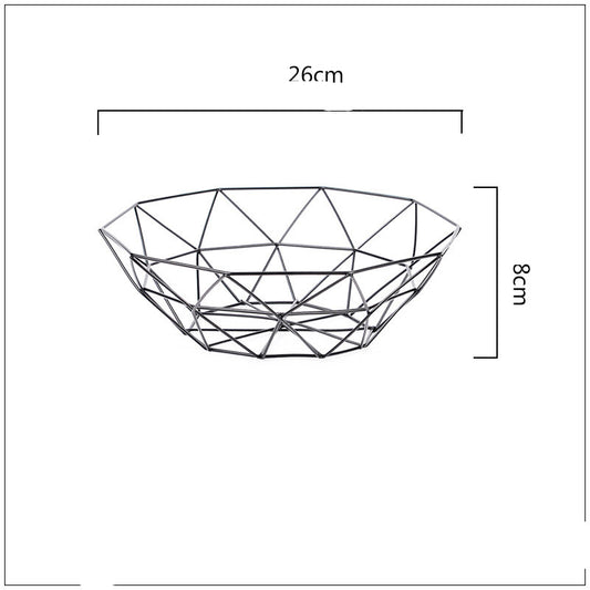 Metal Fruit Basket, Iron Fruit Plate