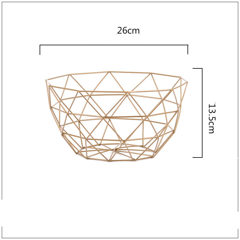 Metal Fruit Basket, Iron Fruit Plate