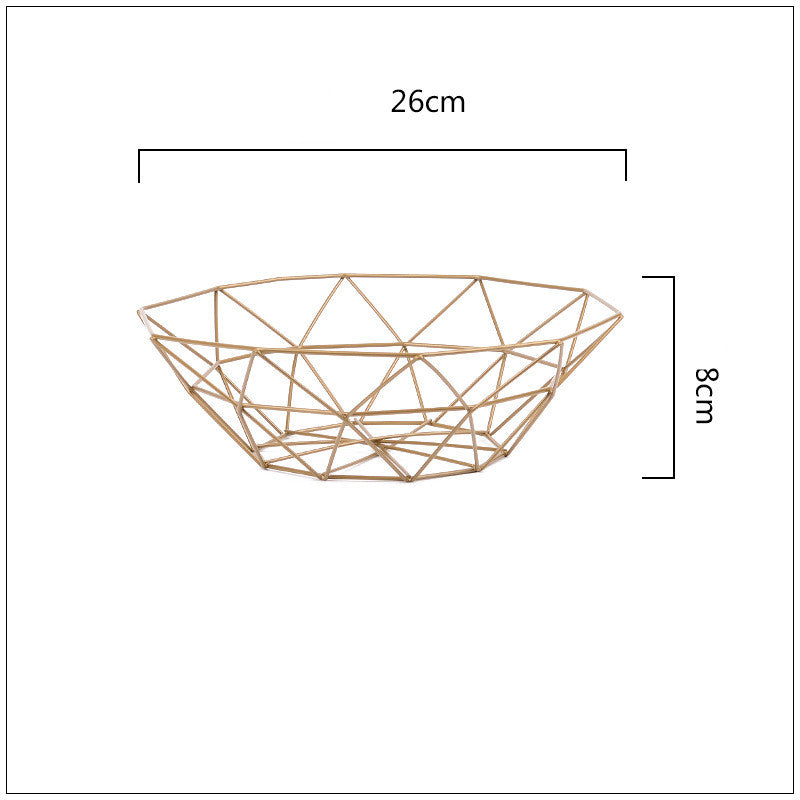 Metal Fruit Basket, Iron Fruit Plate